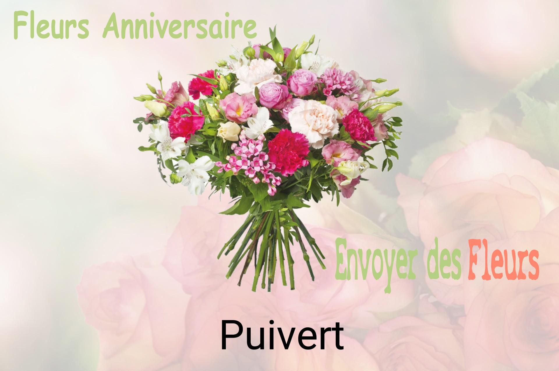Bouquet de fleurs d’anniversaire livré à Puivert